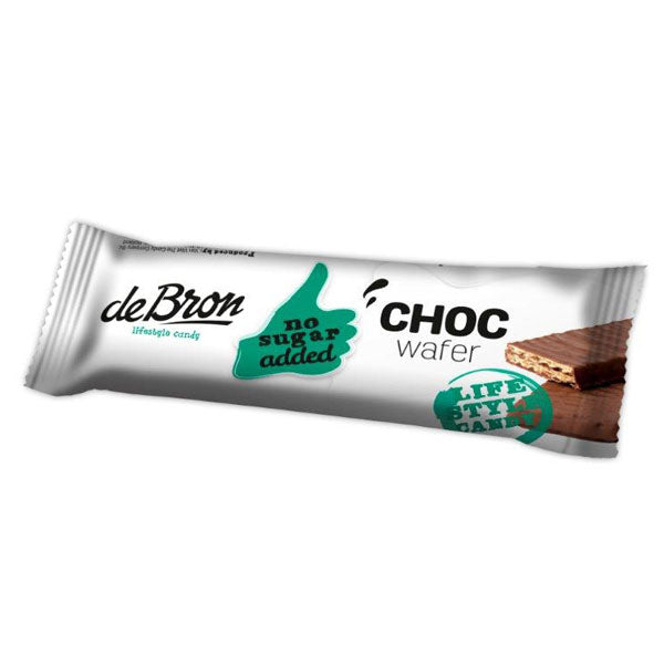 de Bron Low Sugar Choc Wafer - 34g